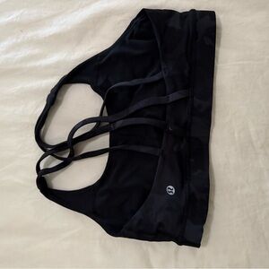 lululemon athletica Black Strappy Bra